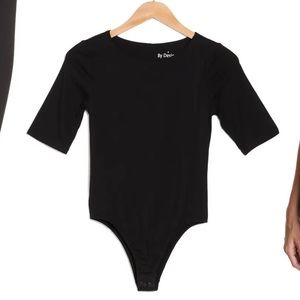 Crew Neck Elbow Sleeve Bodysuit Nordstrom By Design